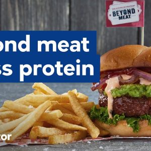 Beyond meat = less protein