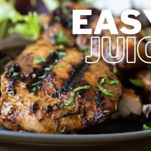 Easy & Juicy Balsamic Grilled Chicken