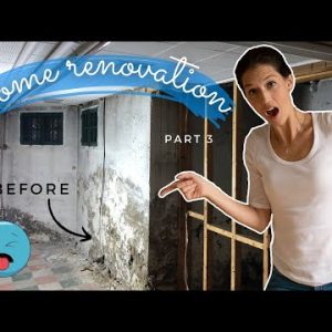 Home Renovation Part 3 | Foundation Wall Work & Gardening