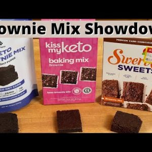 Keto Brownie Mix Showdown - Aviate vs Kiss My Keto vs Swerve