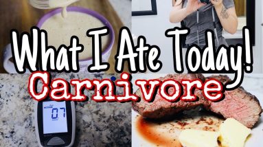 Full Day Of Eating Carnivore | Testing Blood Ketones! Keto Weight Loss MARCH 2020