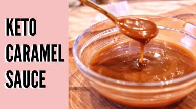 5 INGREDIENT KETO SAUCE! How to Make Keto Caramel Sauce