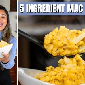 5 INGREDIENT MAC N CHEESE! How to Make Keto Thanksgiving Mac N Cheese