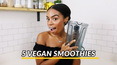 5 Vegan Breakfast Smoothies | Post Gym Smoothies