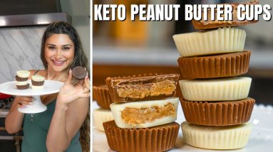 KETO PEANUT BUTTER CUPS! How to Make Keto Peanut Butter Cups LESS THAN 2 CARBS