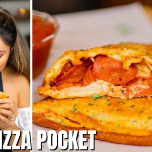 BEST KETO CALZONE! How to make an EASY Keto Pepperoni Pizza Pocket