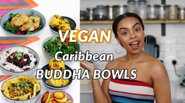 Caribbean Inspired Vegan Buddha Bowls! | VEGAN SALT FISH FRITTERS