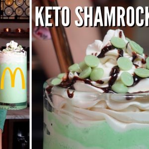 McDonald's Shamrock Shake 2021! How to Make Keto McDonald's Shamrock Shake!