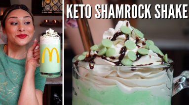 McDonald's Shamrock Shake 2021! How to Make Keto McDonald's Shamrock Shake!