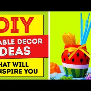 COLORFUL DIY TABLE DECOR IDEAS THAT WILL INSPIRE YOU