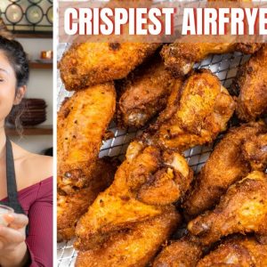 Crispy Airfryer Wings with a SECRET INGREDIENT!