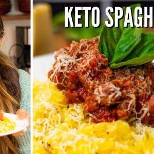KETO SPAGHETTI AND MEAT SAUCE! How to Make Mayra's Super Simple Keto Spaghetti & Meat Sauce!