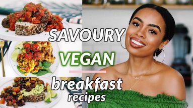 DELICIOUS Savoury Vegan Breakfast Recipes! | no tofu - soy free