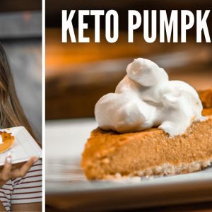 KETO PUMPKIN PIE RECIPE! How to Make Keto Pumpkin Pie For Thanksgiving that's Only 3 Net Carbs!