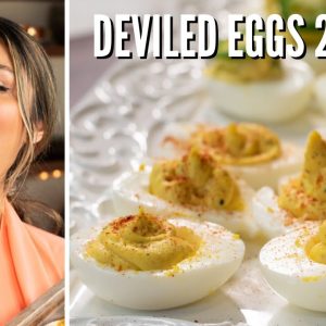 EASY DEVILED EGGS! How to Make Keto Deviled Eggs 2 Ways!