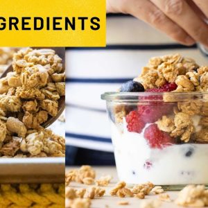 Easy Peanut Butter Granola | Only 5 ingredients