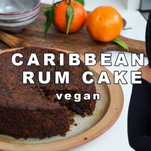 Epic Caribbean Rum Cake VEGAN