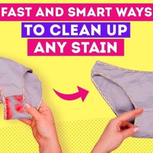 FAST AND SMART WAYS TO CLEAN UP ANY STAIN