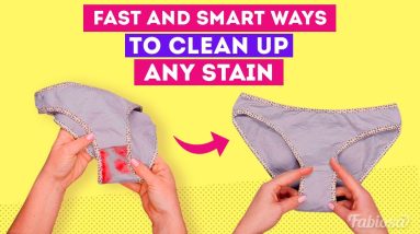 FAST AND SMART WAYS TO CLEAN UP ANY STAIN