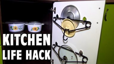 Fun Kitchen Life Hack – Hangers