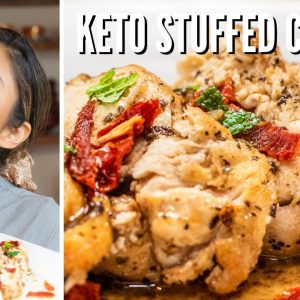 BEST STUFFED CHICKEN! How to Make Keto Stuffed Chicken | Keto, Low Carb & Only 4 Net Carbs
