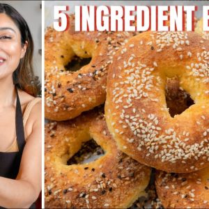 How to Make The EASIEST & Most AMAZING KETO BAGELS! 5 Ingredients