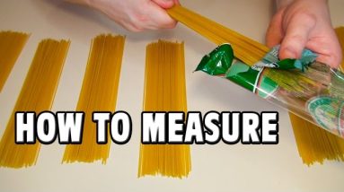 How To Measure One Portion Of Spaghetti You Need To Know