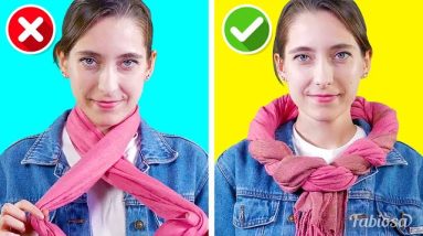 How to tie a scarf to look stylish and cool in a few minutes