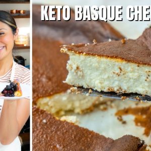 Keto Basque Cheesecake! How To Make Keto Basque Burnt Cheesecake Recipe