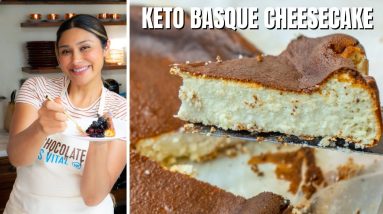 Keto Basque Cheesecake! How To Make Keto Basque Burnt Cheesecake Recipe
