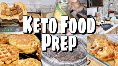 Keto-Carnivore Food PREP! Chaffles, Jerky, Deviled Eggs, Cracklin' & MORE!