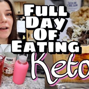 KETO Diet Full Day of Eating & Tracking MACROS | Weight Loss 2020