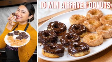 KETO DONUTS IN 10 MINUTES! How to Make EASY Keto Donuts!