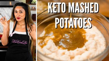 KETO GARLIC MASH! How to Make the Best Keto Mashed Potatoes