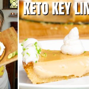 KETO KEY LIME PIE! How to Make Keto Key Lime Pie Recipe