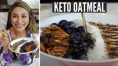 5 MINUTE KETO OATMEAL! How to Make The BEST Keto Oatmeal Recipe! ONLY 3 NET CARBS!