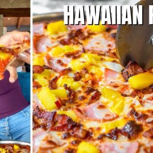 KETO PIZZA! How to Make Keto Hawaiian Pizza! Only 4 Net Carbs!
