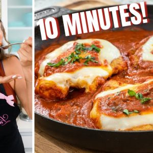 Low Carb Chicken Parm in 10 Minutes!