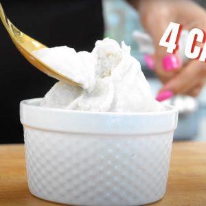 Low Carb Instant Vanilla Soft Serve Ice Cream!