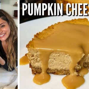 THE BEST KETO PUMPKIN CHEESECAKE! Better than store bought! Simple & Easy Low Carb Dessert!