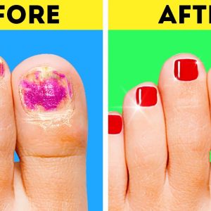 Pedicure transformation: How to easily do a DIY pedicure