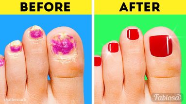 Pedicure transformation: How to easily do a DIY pedicure