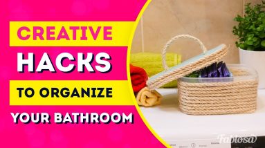 SMART AND CREATIVE HACKS TO ORGANIZE YOUR BATHROOM