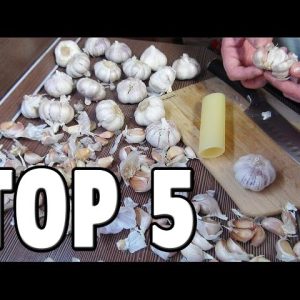 Top 5 Food Life Hacks - How To Peel Garlic