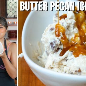 BUTTER PECAN KETO ICE CREAM! How To Make Keto Ice Cream | Only 3 Net Carbs!