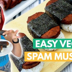 Vegan Spam Musubi Recipe! Perfect "On The Go" Meal!