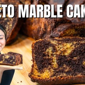 Keto Marble Cake (Low Carb Dairy Free)! How to Make Keto Marble Cake Recipe | Only 2 Net Carbs!