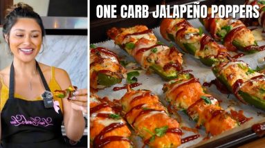 How to Make The Most Amazing Keto Bacon Wrapped Chicken Jalapeño Poppers!