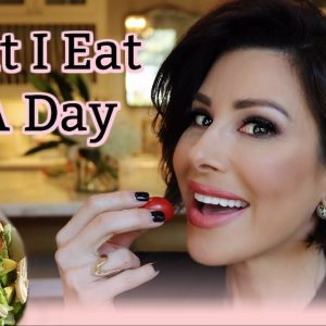 WHAT I EAT IN A DAY - HEALTHY INTERMITTENT FASTING | Dominique Sachse