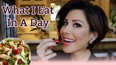 WHAT I EAT IN A DAY - HEALTHY INTERMITTENT FASTING | Dominique Sachse